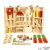 Trusa de scule Montessori 40 piese lemn